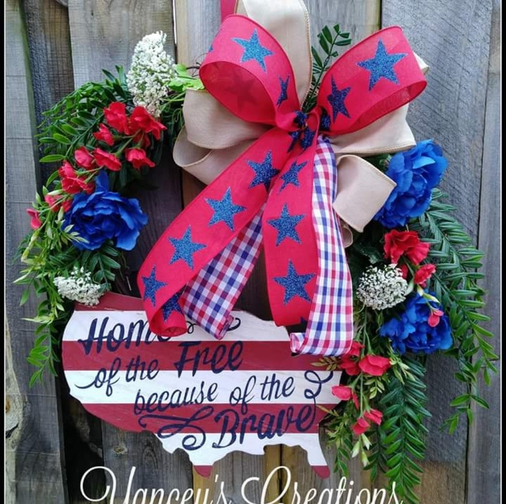 4th of July wreath